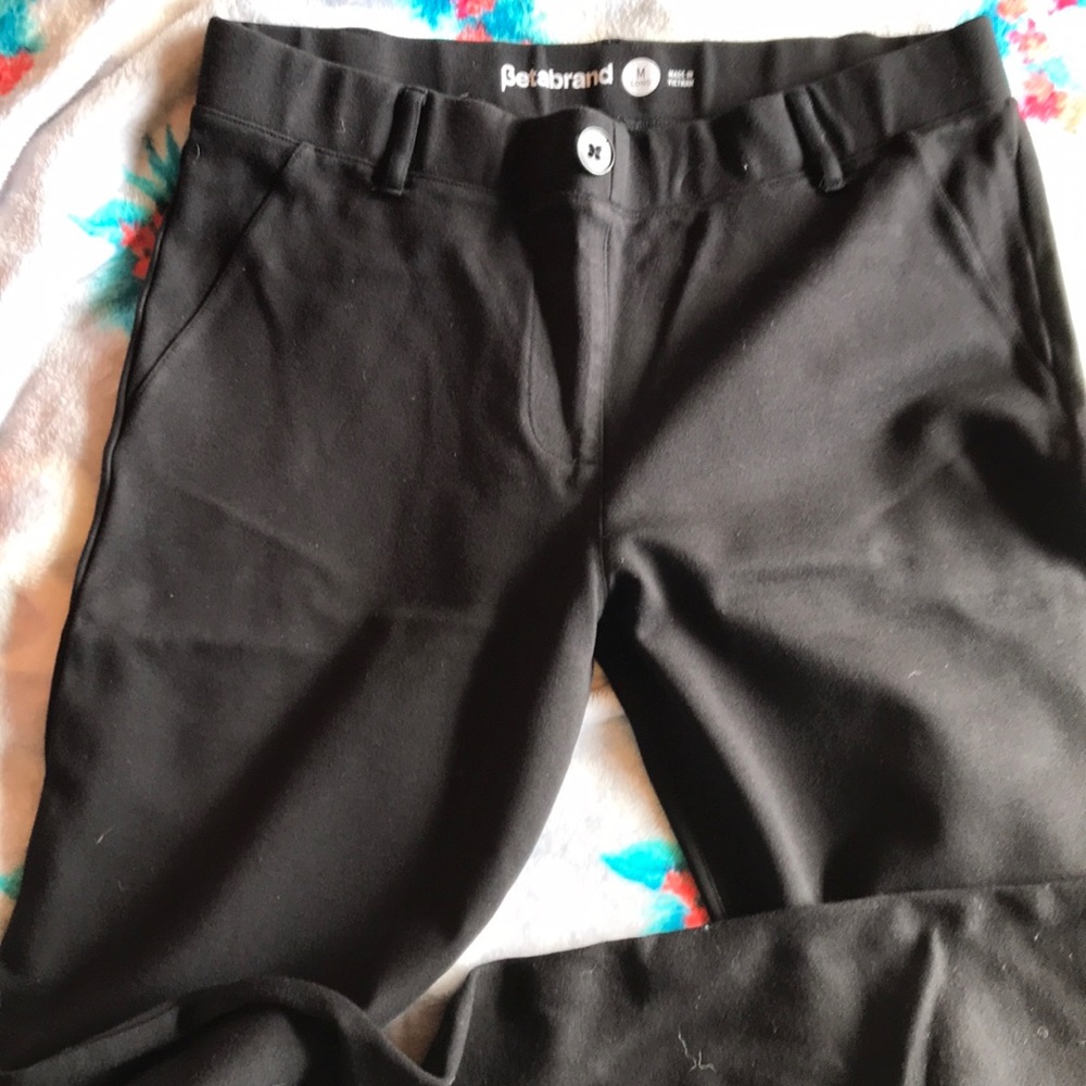 Betabrand dress pant yoga pants medium long